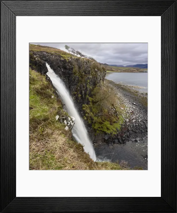 Framed Print : Eas Fors waterfall, near Ulva Ferry, Isle of Mull, Inner Hebrides, Argyll and Bute Framed Print : Eas Fors waterfall, near Ulva Ferry, Isle of Mull, Inner Hebrides, Argyll and Bute