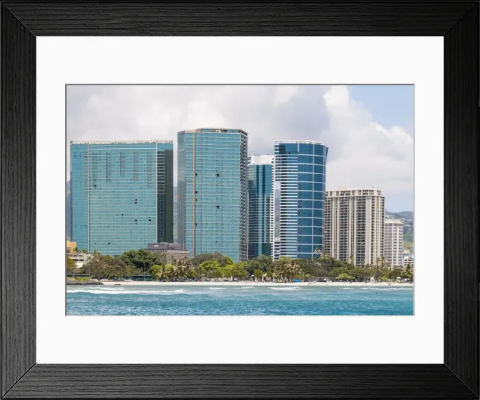 Framed Print : Honolulu, Hawaii, United States of America, Pacific Framed Print : Honolulu, Hawaii, United States of America, Pacific