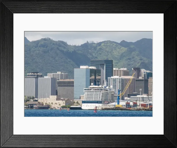 Framed Print : Honolulu, Hawaii, United States of America, Pacific Framed Print : Honolulu, Hawaii, United States of America, Pacific