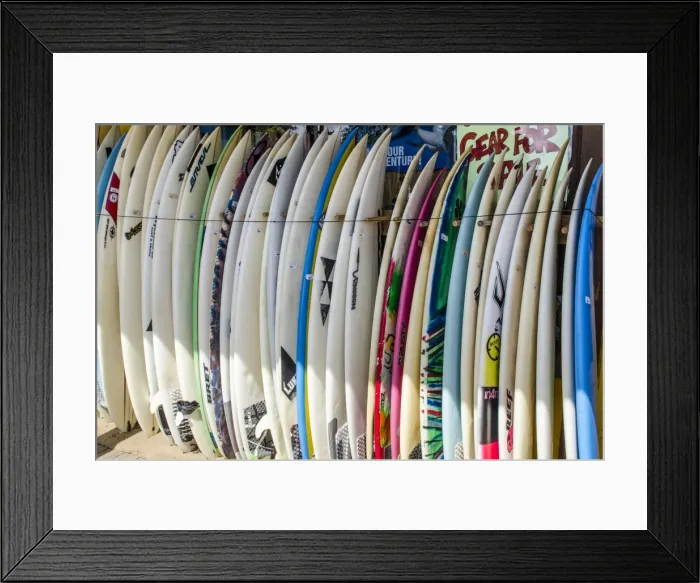 Framed Print : Surf shop in Haleiwa, North Shore Oahu, Hawaii, United States of America, Pacific Framed Print : Surf shop in Haleiwa, North Shore Oahu, Hawaii, United States of America, Pacific