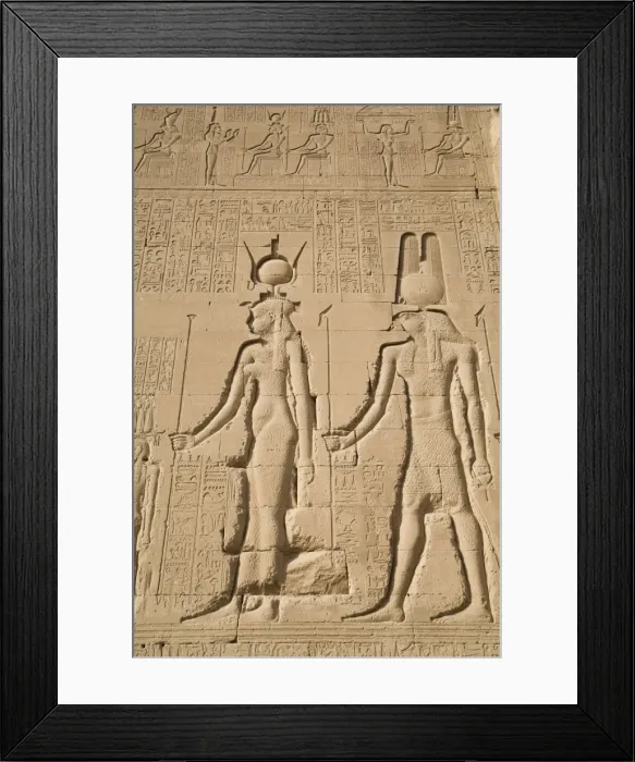 Framed Print : Relief of Cleopatra and Horus, Temple of Hathor, Dendera, Egypt, North Africa, Africa Framed Print : Relief of Cleopatra and Horus, Temple of Hathor, Dendera, Egypt, North Africa, Africa