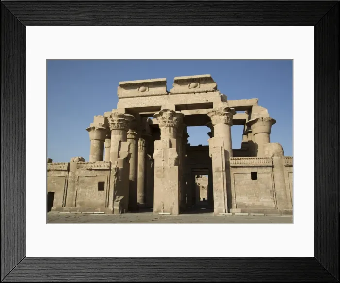 Framed Print : Temple of Haroeris and Sobek, Kom Ombo, Egypt, North Africa, Africa Framed Print : Temple of Haroeris and Sobek, Kom Ombo, Egypt, North Africa, Africa
