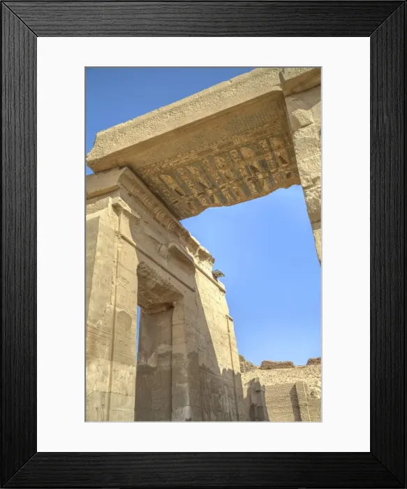 Framed Print : Vultures painted on a lintel, Temple of Haroeris and Sobek, Kom Ombo, Egypt, North Africa Framed Print : Vultures painted on a lintel, Temple of Haroeris and Sobek, Kom Ombo, Egypt, North Africa