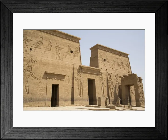 Framed Print : Second Pylon from the Forecourt, Temple of Isis, Island of Philae, UNESCO World Heritage Site Framed Print : Second Pylon from the Forecourt, Temple of Isis, Island of Philae, UNESCO World Heritage Site