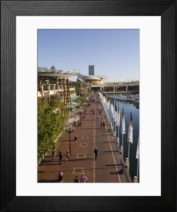 Framed Print : Darling Harbour, Sydney, New South Wales, Australia, Pacific Framed Print : Darling Harbour, Sydney, New South Wales, Australia, Pacific