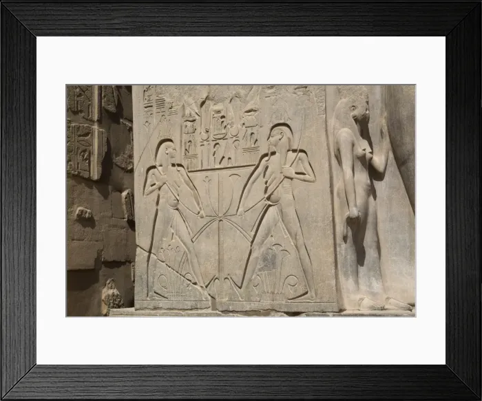 Framed Print : Double image relief of Ramses II, Luxor Temple, Luxor, Thebes, UNESCO World Heritage Site Framed Print : Double image relief of Ramses II, Luxor Temple, Luxor, Thebes, UNESCO World Heritage Site