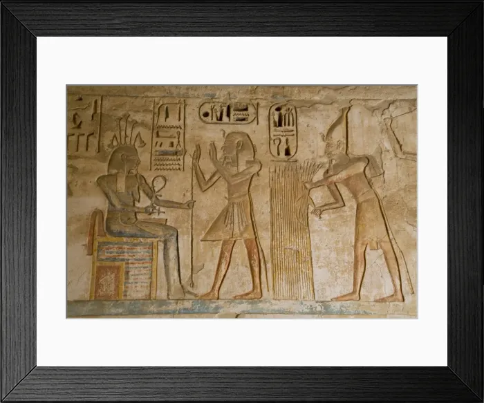 Framed Print : Bas-reliefs, Medinet Habu (Mortuary Temple of Ramses III), West Bank, Luxor, Thebes Framed Print : Bas-reliefs, Medinet Habu (Mortuary Temple of Ramses III), West Bank, Luxor, Thebes