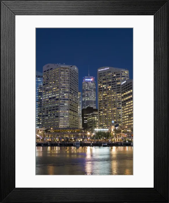 Framed Print : Darling Harbour, Sydney, New South Wales, Australia, Pacific