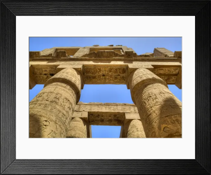 Framed Print : Columns in the Great Hypostyle Hall, Karnak Temple, Luxor, Thebes, UNESCO World Heritage Site Framed Print : Columns in the Great Hypostyle Hall, Karnak Temple, Luxor, Thebes, UNESCO World Heritage Site