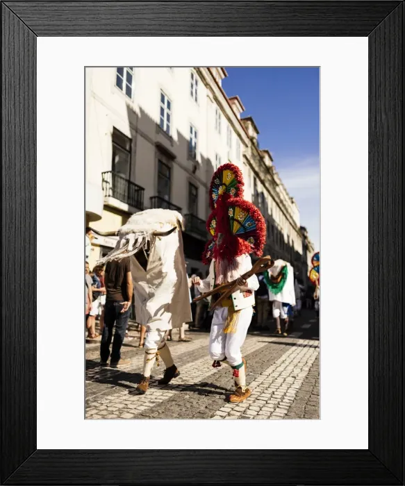 Framed Print : International Festival Iberian Mask, Lisbon, Portugal, Europe Framed Print : International Festival Iberian Mask, Lisbon, Portugal, Europe