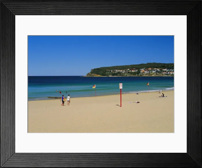 Framed Print : Manly Beach, Manly, Sydney, New South Wales, Australia Framed Print : Manly Beach, Manly, Sydney, New South Wales, Australia