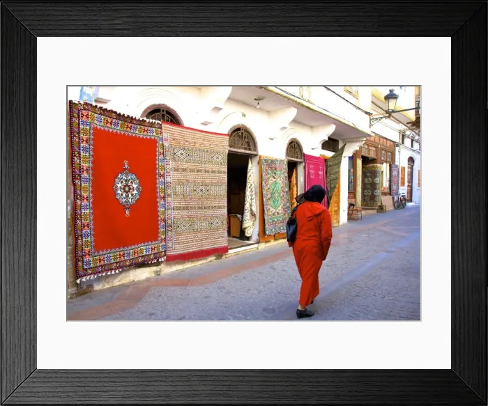 Framed Print : Carpet shop, The Medina, Rabat, Morocco, North Africa, Africa Framed Print : Carpet shop, The Medina, Rabat, Morocco, North Africa, Africa