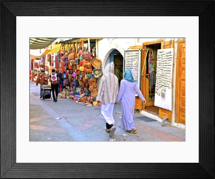 Framed Print : The Medina, Rabat, Morocco, North Africa, Africa Framed Print : The Medina, Rabat, Morocco, North Africa, Africa