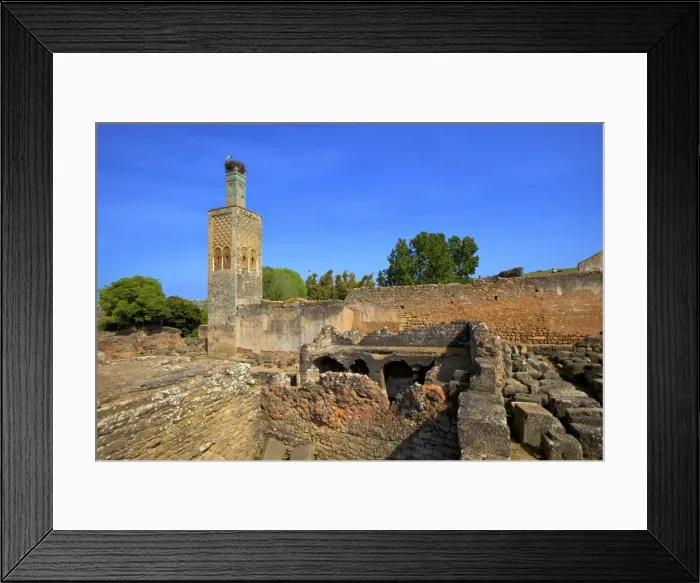 Framed Print : The ruins of Chellah with minaret, Rabat, Morocco, North Africa, Africa Framed Print : The ruins of Chellah with minaret, Rabat, Morocco, North Africa, Africa