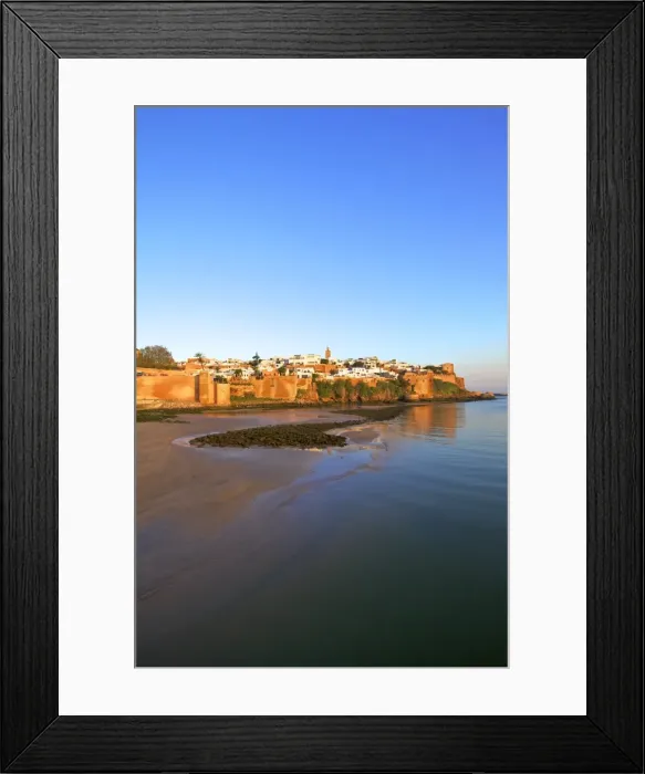 Framed Print : Oudaia Kasbah and coastline, Rabat, Morocco, North Africa, Africa Framed Print : Oudaia Kasbah and coastline, Rabat, Morocco, North Africa, Africa