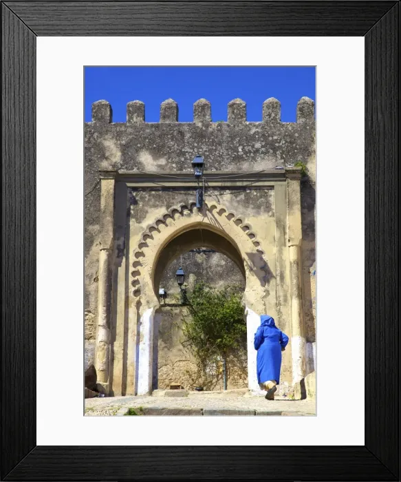Framed Print : Bab El Assa, Kasbah, Tangier, Morocco, North Africa, Africa Framed Print : Bab El Assa, Kasbah, Tangier, Morocco, North Africa, Africa