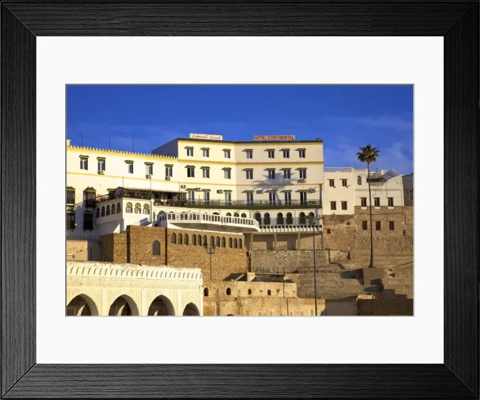 Framed Print : Exterior of Hotel Continental, Tangier, Morocco, North Africa, Africa Framed Print : Exterior of Hotel Continental, Tangier, Morocco, North Africa, Africa