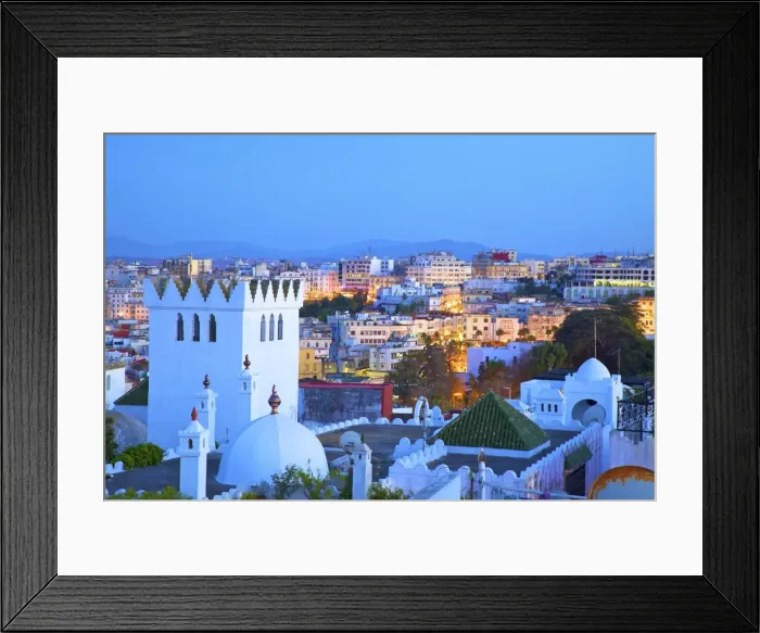 Framed Print : View over Kasbah to Tangier, Tangier, Morocco, North Africa, Africa Framed Print : View over Kasbah to Tangier, Tangier, Morocco, North Africa, Africa