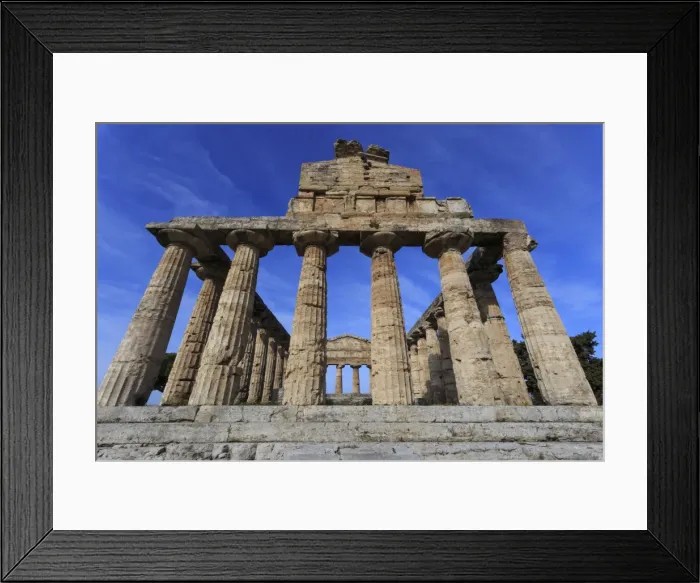 Framed Print : Temple of Athena (Temple of Ceres), Paestum, Greek ruins, UNESCO World Heritage Site Framed Print : Temple of Athena (Temple of Ceres), Paestum, Greek ruins, UNESCO World Heritage Site