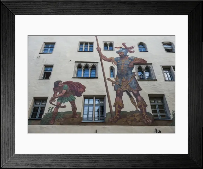 Framed Print : Goliath House, Regensburg, UNESCO World Heritage Site, Bavaria, Germany, Europe Framed Print : Goliath House, Regensburg, UNESCO World Heritage Site, Bavaria, Germany, Europe