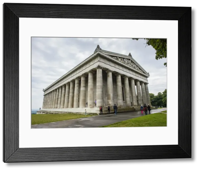 Framed Print : Neo-classical Walhalla hall of fame on the Danube. Bavaria, Germany, Europe Framed Print : Neo-classical Walhalla hall of fame on the Danube. Bavaria, Germany, Europe