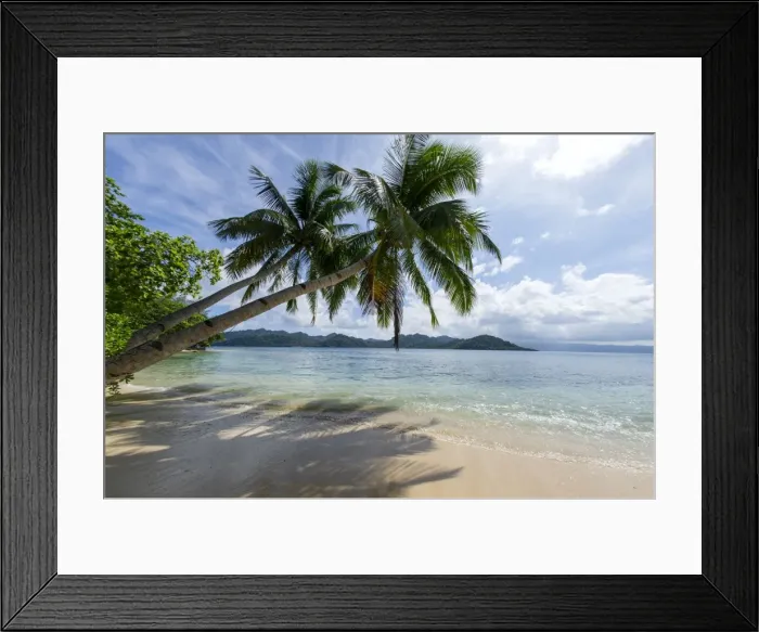 Framed Print : Tropical island beach at Matangi Island Resort, Vanua Levu, Fiji, Pacific Framed Print : Tropical island beach at Matangi Island Resort, Vanua Levu, Fiji, Pacific