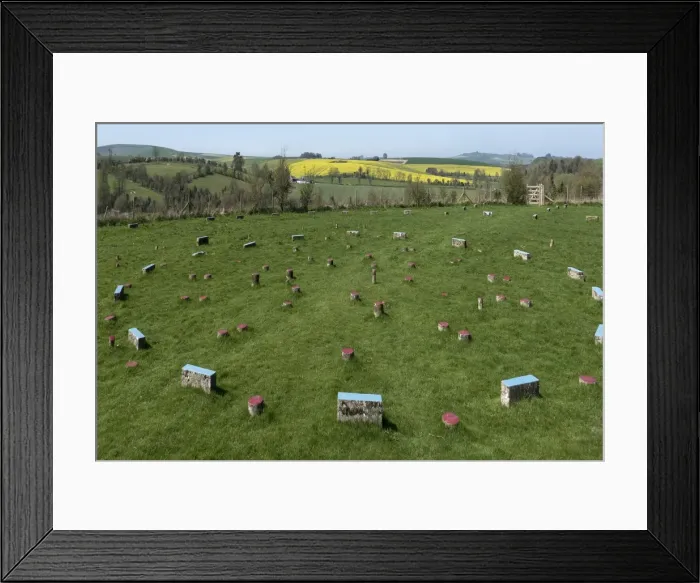 Framed Print : The Sanctuary, ancient ritual site from about 2500BC, Avebury, Wiltshire, England Framed Print : The Sanctuary, ancient ritual site from about 2500BC, Avebury, Wiltshire, England