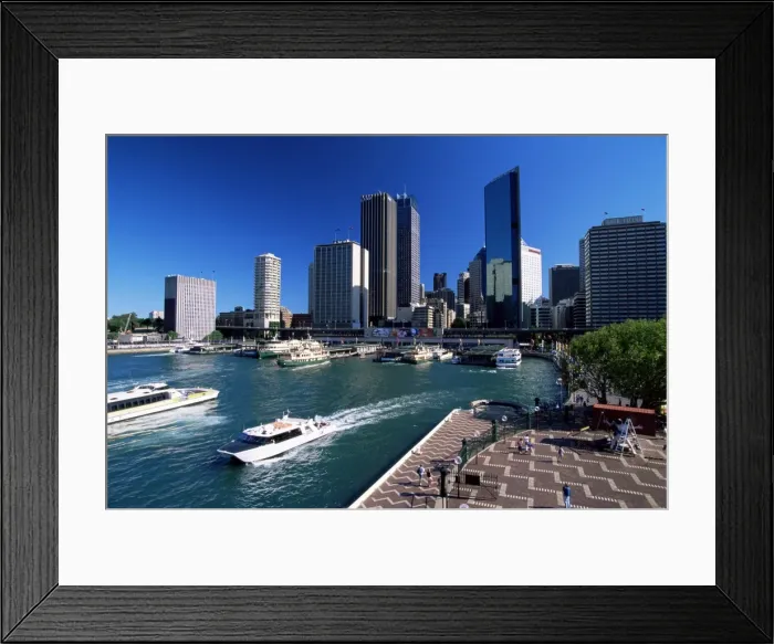 Framed Print : Sydney Cove and Circular Quay, Sydney, New South Wales, Australia, Pacific Framed Print : Sydney Cove and Circular Quay, Sydney, New South Wales, Australia, Pacific