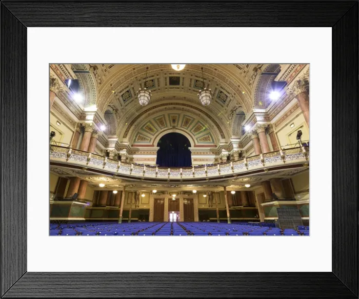 Framed Print : Town Hall interior, Leeds, West Yorkshire, Yorkshire, England, United Kingdom, Europe