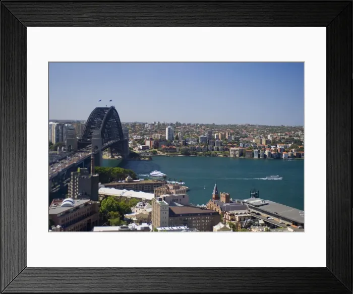 Framed Print : Harbour Bridge, Sydney, New South Wales, Australia, Pacific Framed Print : Harbour Bridge, Sydney, New South Wales, Australia, Pacific