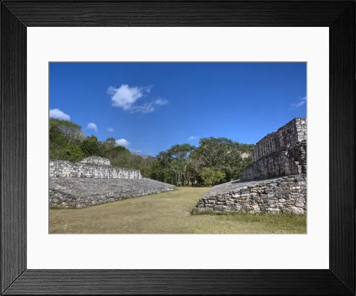 Framed Print : Ball Court, Ek Balam, Mayan archaeological site, Yucatan, Mexico, North America Framed Print : Ball Court, Ek Balam, Mayan archaeological site, Yucatan, Mexico, North America
