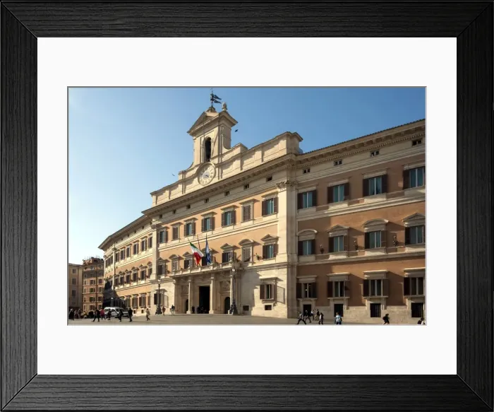 Framed Print : Palazzo Montecitorio, Parliament Building, Rome, Lazio, Italy, Europe Framed Print : Palazzo Montecitorio, Parliament Building, Rome, Lazio, Italy, Europe