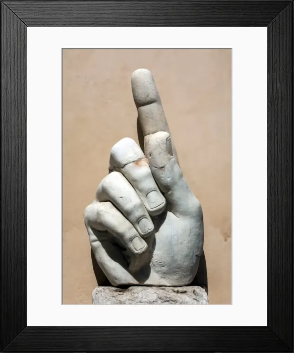 Framed Print : Hand of Emperor Constantine I, 4th century AD, Capitoline Museum, Rome, Lazio, Italy Framed Print : Hand of Emperor Constantine I, 4th century AD, Capitoline Museum, Rome, Lazio, Italy