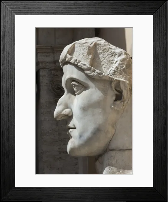 Framed Print : Head of Constantine 1, dated AD 4, Capitoline Museum, Ancient Rome, Rome, Lazio, Italy Framed Print : Head of Constantine 1, dated AD 4, Capitoline Museum, Ancient Rome, Rome, Lazio, Italy