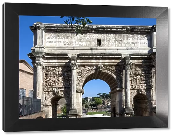 Arch of Septimus Severus, Ancient Roman Forum, UNESCO World Heritage Site, Rome, Lazio