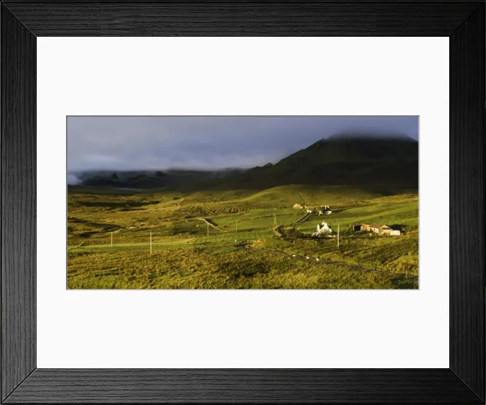 Framed Print : View of the Quiraing from Brogaig on the Isle of Skye, Inner Hebrides, Scotland, United Kingdom Framed Print : View of the Quiraing from Brogaig on the Isle of Skye, Inner Hebrides, Scotland, United Kingdom