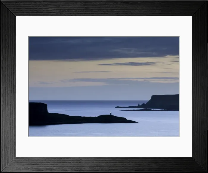 Framed Print : Looking west from Struan over Loch Harport and Loch Bracadale on the Isle of Skye Framed Print : Looking west from Struan over Loch Harport and Loch Bracadale on the Isle of Skye