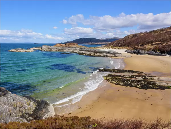 Singing Sands, beach, Kentra, Ardnamurchan Peninsula, Lochaber, Highlands, Scotland