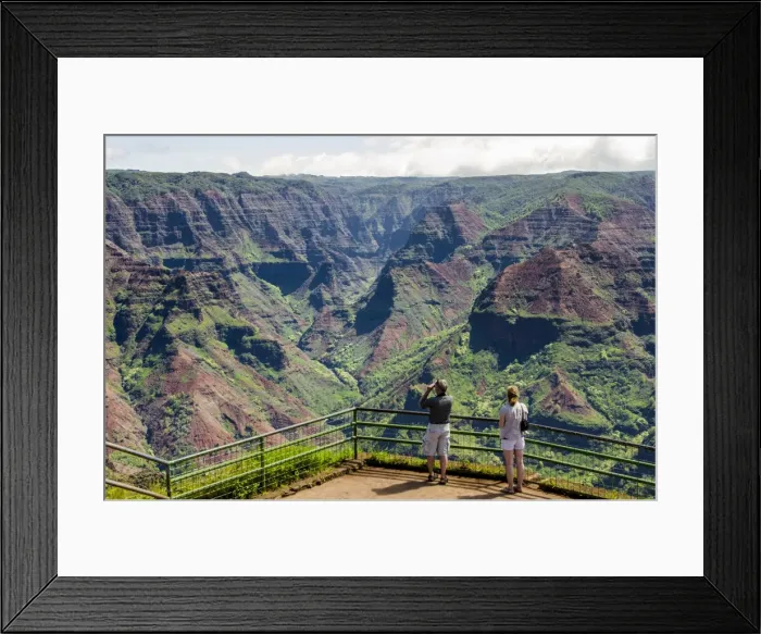 Framed Print : Puu Hinahina Lookout, Waimea Canyon State Park, Kauai, Hawaii, United States of America Framed Print : Puu Hinahina Lookout, Waimea Canyon State Park, Kauai, Hawaii, United States of America