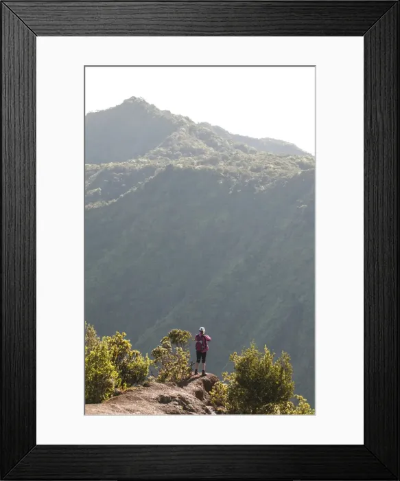 Framed Print : Hiking in Kalalau Valley, Napali Coast State Park Kauai, Hawaii, United States of America Framed Print : Hiking in Kalalau Valley, Napali Coast State Park Kauai, Hawaii, United States of America