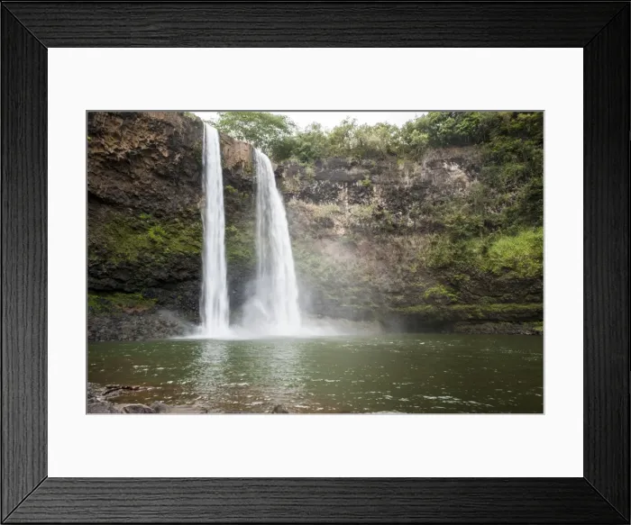 Framed Print : Wailua Falls, Kauai, Hawaii, United States of America, Pacific Framed Print : Wailua Falls, Kauai, Hawaii, United States of America, Pacific