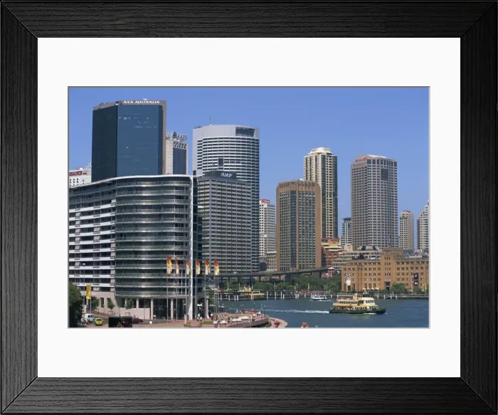 Framed Print : Opera Quay and skyline, Sydney, New South Wales, Australia, Pacific Framed Print : Opera Quay and skyline, Sydney, New South Wales, Australia, Pacific