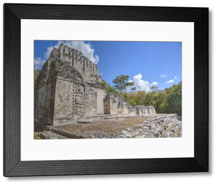 Framed Print : Structure VI, Chicanna, Mayan archaeological site, Late Classic Period, Campeche Framed Print : Structure VI, Chicanna, Mayan archaeological site, Late Classic Period, Campeche