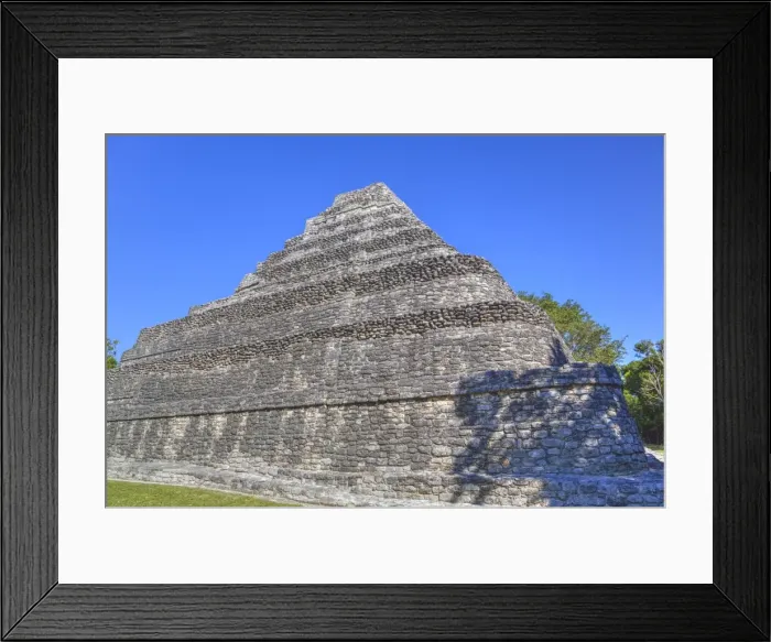 Framed Print : Temple I, Chaccoben, Mayan archaeological site, 110 miles south of Tulum, Classic Period Framed Print : Temple I, Chaccoben, Mayan archaeological site, 110 miles south of Tulum, Classic Period