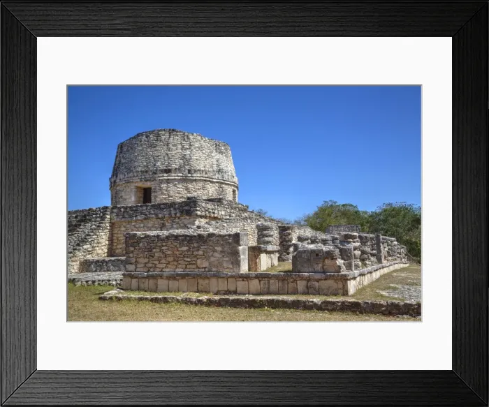 Framed Print : Templo Redondo (Round Temple), Mayapan, Mayan archaeological site, Yucatan, Mexico Framed Print : Templo Redondo (Round Temple), Mayapan, Mayan archaeological site, Yucatan, Mexico