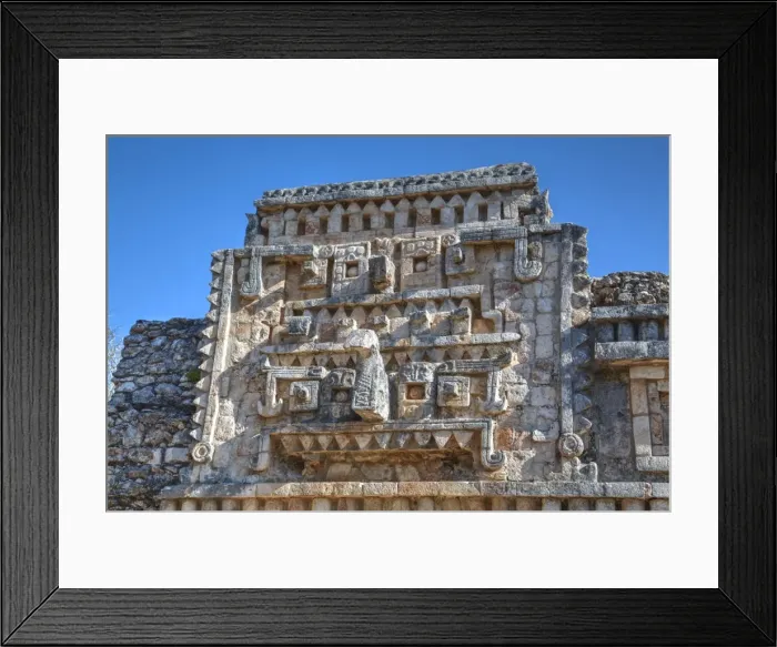 Framed Print : Chac Rain God mask, The Palace, Xlapak, Mayan archaeological site, Yucatan, Mexico Framed Print : Chac Rain God mask, The Palace, Xlapak, Mayan archaeological site, Yucatan, Mexico