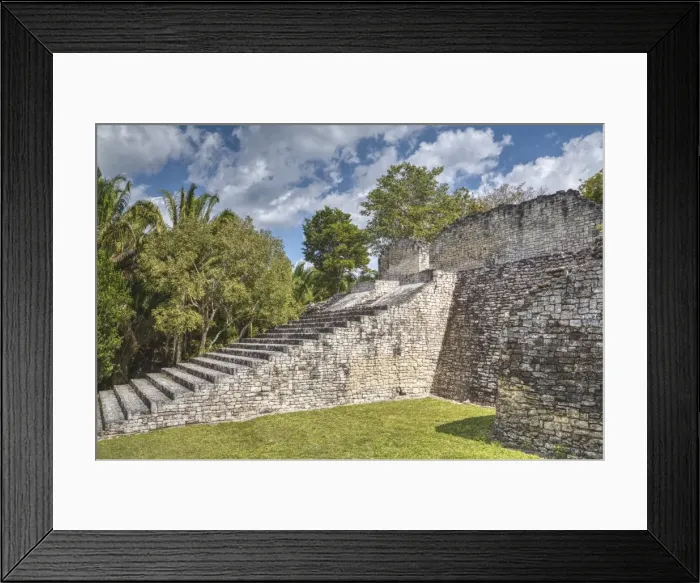 Framed Print : Stairway to the Acropolis, Kohunlich, Mayan archaeological site, Quintana Roo, Mexico Framed Print : Stairway to the Acropolis, Kohunlich, Mayan archaeological site, Quintana Roo, Mexico