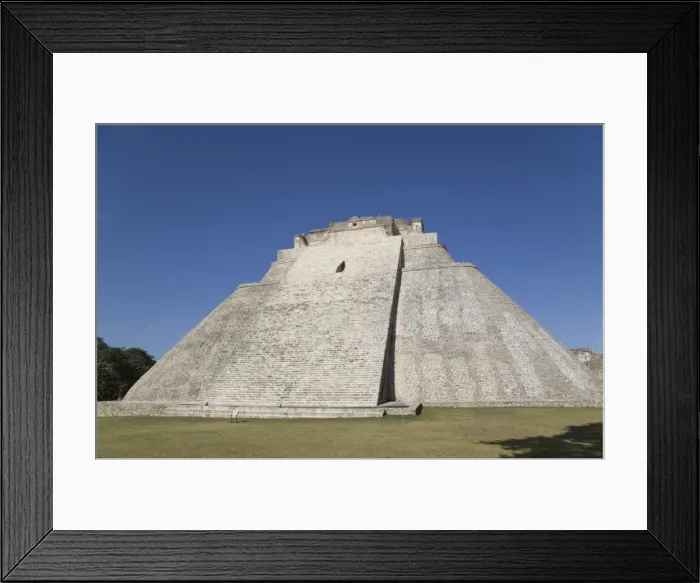 Framed Print : Pyramid of the Magician, Uxmal, Mayan archaeological site, UNESCO World Heritage Site Framed Print : Pyramid of the Magician, Uxmal, Mayan archaeological site, UNESCO World Heritage Site