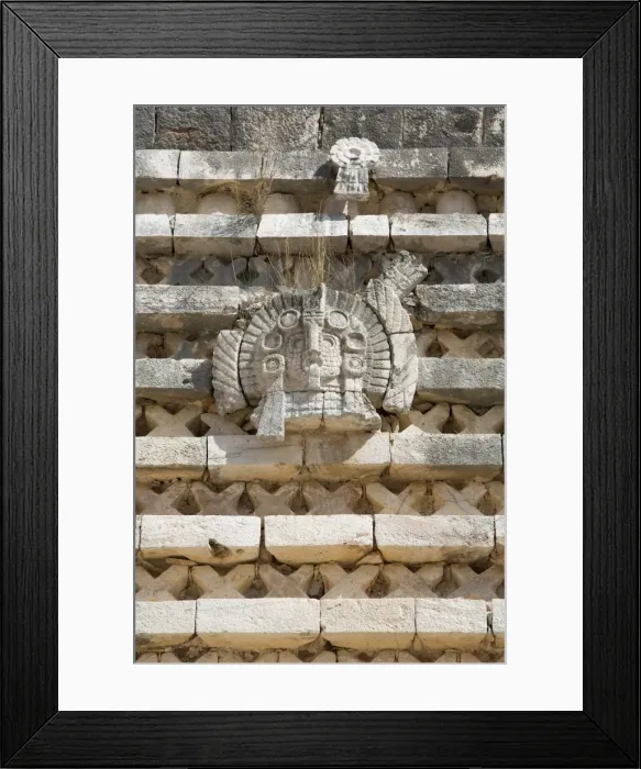 Framed Print : Frieze, Nuns Quadrangle, Uxmal, Mayan archaeological site, UNESCO World Heritage Site Framed Print : Frieze, Nuns Quadrangle, Uxmal, Mayan archaeological site, UNESCO World Heritage Site