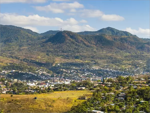 View of the northern city Matagalpa, second only in commercial importance to the capital